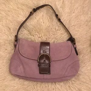 Purple Coach Purse